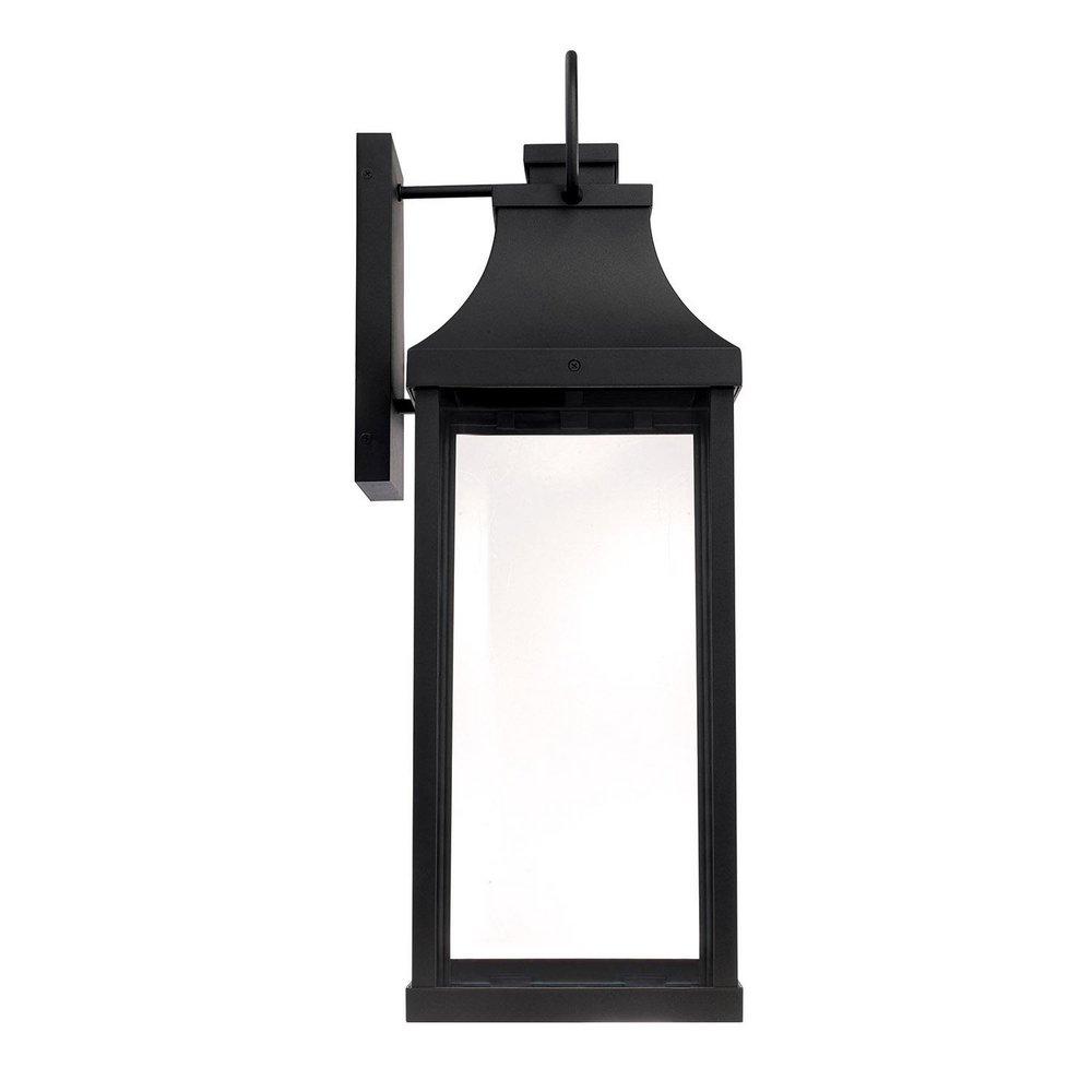 Capital Lighting Black 7W 1-Light 27 in. Outdoor Wall Sconce 