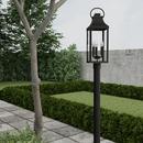 Capital Lighting Black 8 x 26-3/4 in. 60W 3-Light Head Post Light 