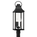 Capital Lighting Black 8 x 26-3/4 in. 60W 3-Light Head Post Light 