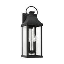 Capital Lighting Black 120W 2-Light 20-3/4 in. Outdoor Wall Sconce 