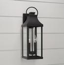 Capital Lighting Black 120W 2-Light 20-3/4 in. Outdoor Wall Sconce 