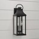 Capital Lighting Black 120W 2-Light 20-3/4 in. Outdoor Wall Sconce 
