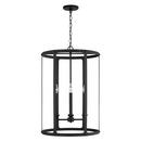 Capital Lighting Black Iron 60W 4-Light Candelabra E-12 Foyer Lighting 