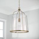 HomePlace by Capital Lighting Aged Brass 100W 1-Light Medium E-26 Incandescent Pendant Light 