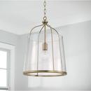 HomePlace by Capital Lighting Aged Brass 100W 1-Light Medium E-26 Incandescent Pendant Light 