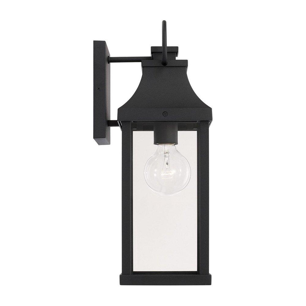 Capital Lighting Black 100W 1-Light 17-1/4 in. Outdoor Wall Sconce 