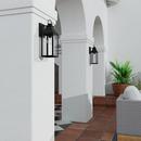 Capital Lighting Black 100W 1-Light 17-1/4 in. Outdoor Wall Sconce 