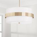 Capital Lighting Soft Gold 100W 4-Light Medium E-26 Incandescent Pendant Light 