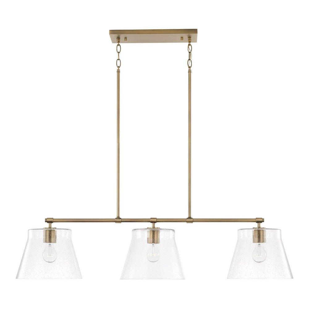 HomePlace by Capital Lighting Aged Brass 100W 3-Light Medium E-26 Incandescent Pendant 