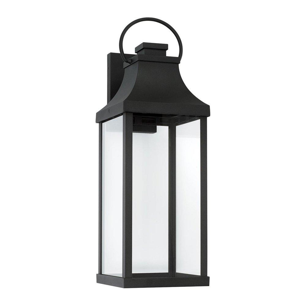 Capital Lighting Black 7W 1-Light 24 in. Outdoor Wall Sconce 