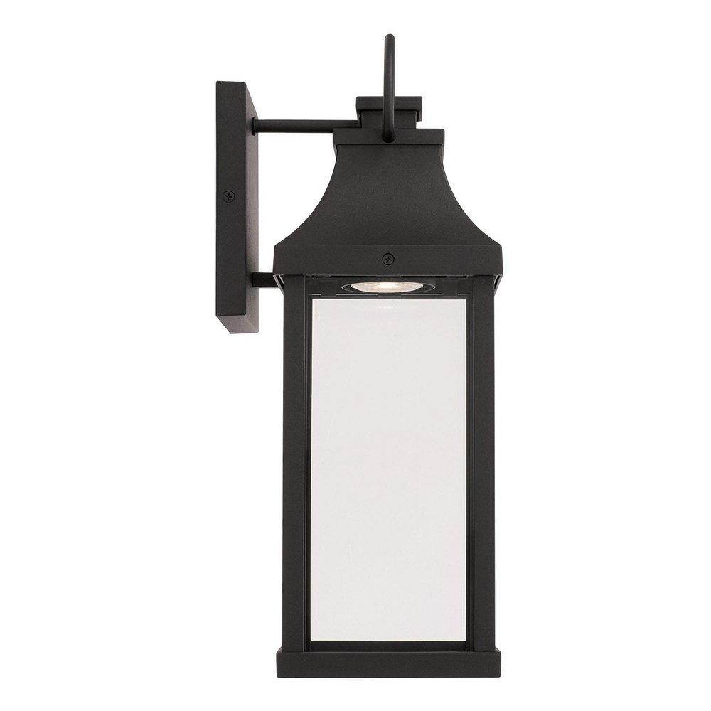 Capital Lighting Black 100W 1-Light 17-1/4 in. Outdoor Wall Sconce 