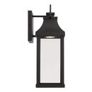 Capital Lighting Black 100W 1-Light 17-1/4 in. Outdoor Wall Sconce 