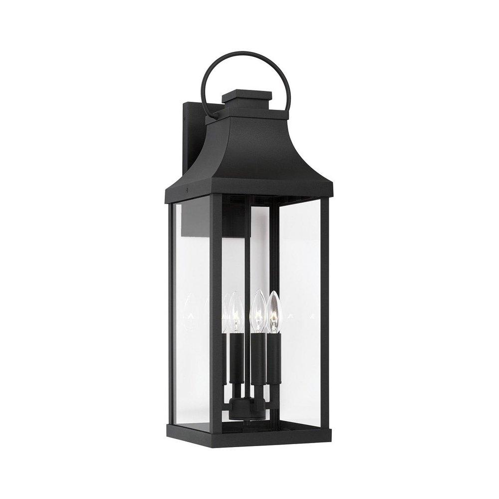 Capital Lighting Black 60W 4-Light 27 in. Wall Sconce 