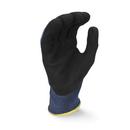 Radians Blue 18G Touchscreen Cut Level A4 FDG Palm Coated Gloves 