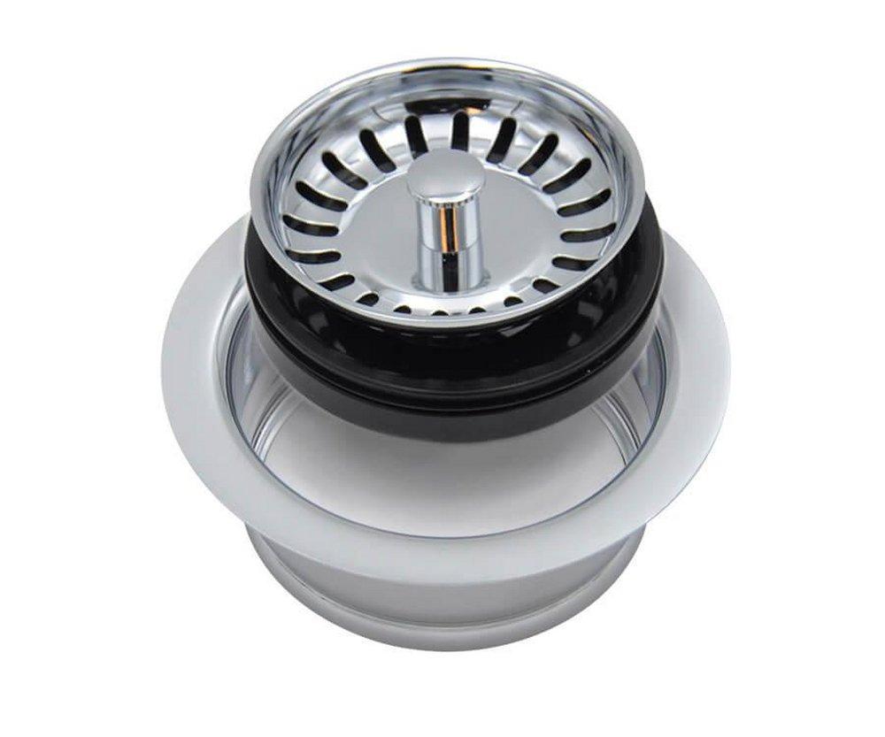 Mountain Plumbing Products Matte Black 3-1/8 in. Basket Strainer 