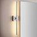 MAKENA 28  METAL DIMMABLE INTEGRATED LED METAL WALL SCONCE  BLACK35 