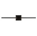 10W 1-Light 4-1/2 in. Wall Sconce in Black 