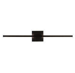 10W 1-Light 4-1/2 in. Wall Sconce in Black