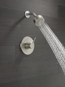One Handle Single Function Shower Faucet in Stainless (Trim Only) 