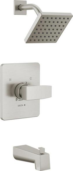 One Handle Single Function Bathtub & Shower Faucet in Chrome (Trim Only)