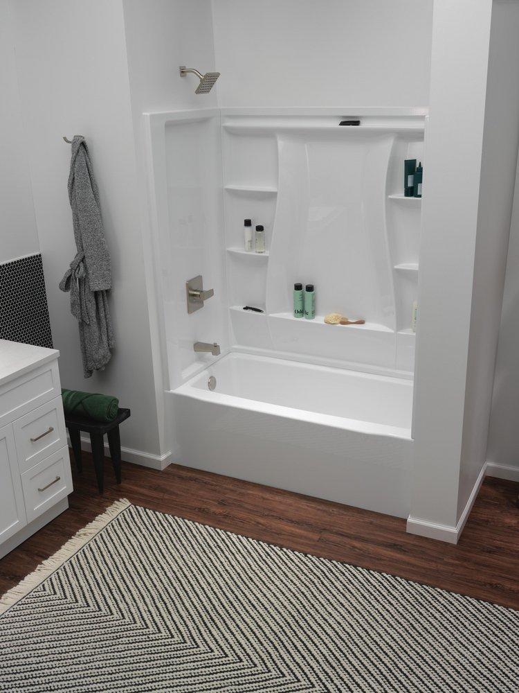 One Handle Single Function Bathtub & Shower Faucet in Chrome (Trim Only) 