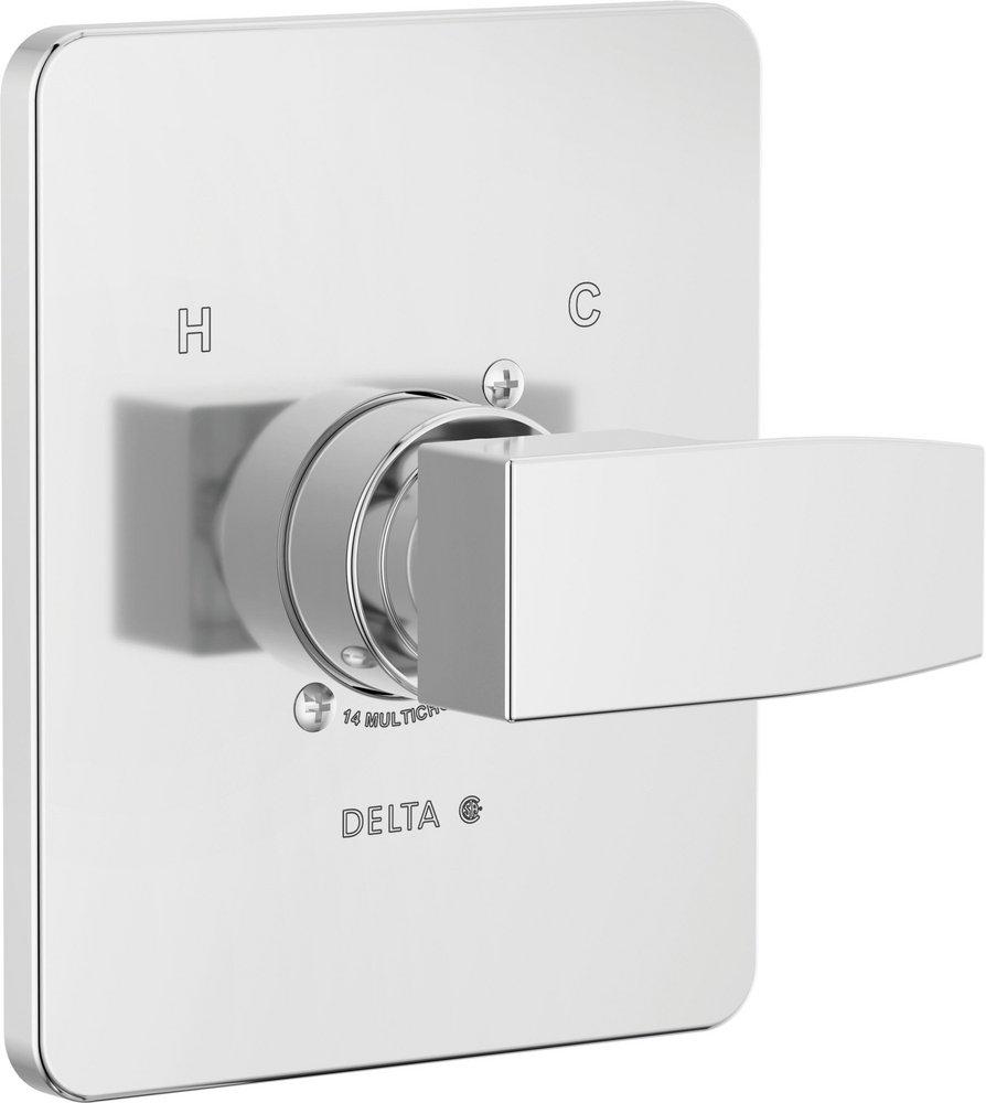 Single Handle Pressure Balancing Valve Trim in Chrome 