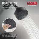 One Handle Single Function Shower Faucet in Matte Black (Trim Only) 