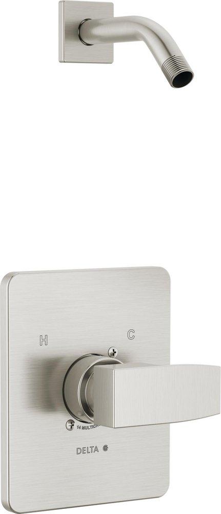 Single Handle Shower Faucet in Stainless (Trim Only) (Showerhead Sold Separately) 