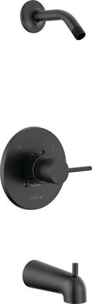 Single Handle Bathtub & Shower Faucet in Matte Black (Trim Only) (Showerhead Sold Separately)