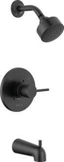One Handle Single Function Bathtub & Shower Faucet in Matte Black (Trim Only)