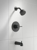 One Handle Single Function Bathtub & Shower Faucet in Matte Black (Trim Only) 