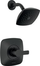 One Handle Single Function Shower Faucet in Matte Black