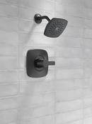 One Handle Single Function Shower Faucet in Matte Black 