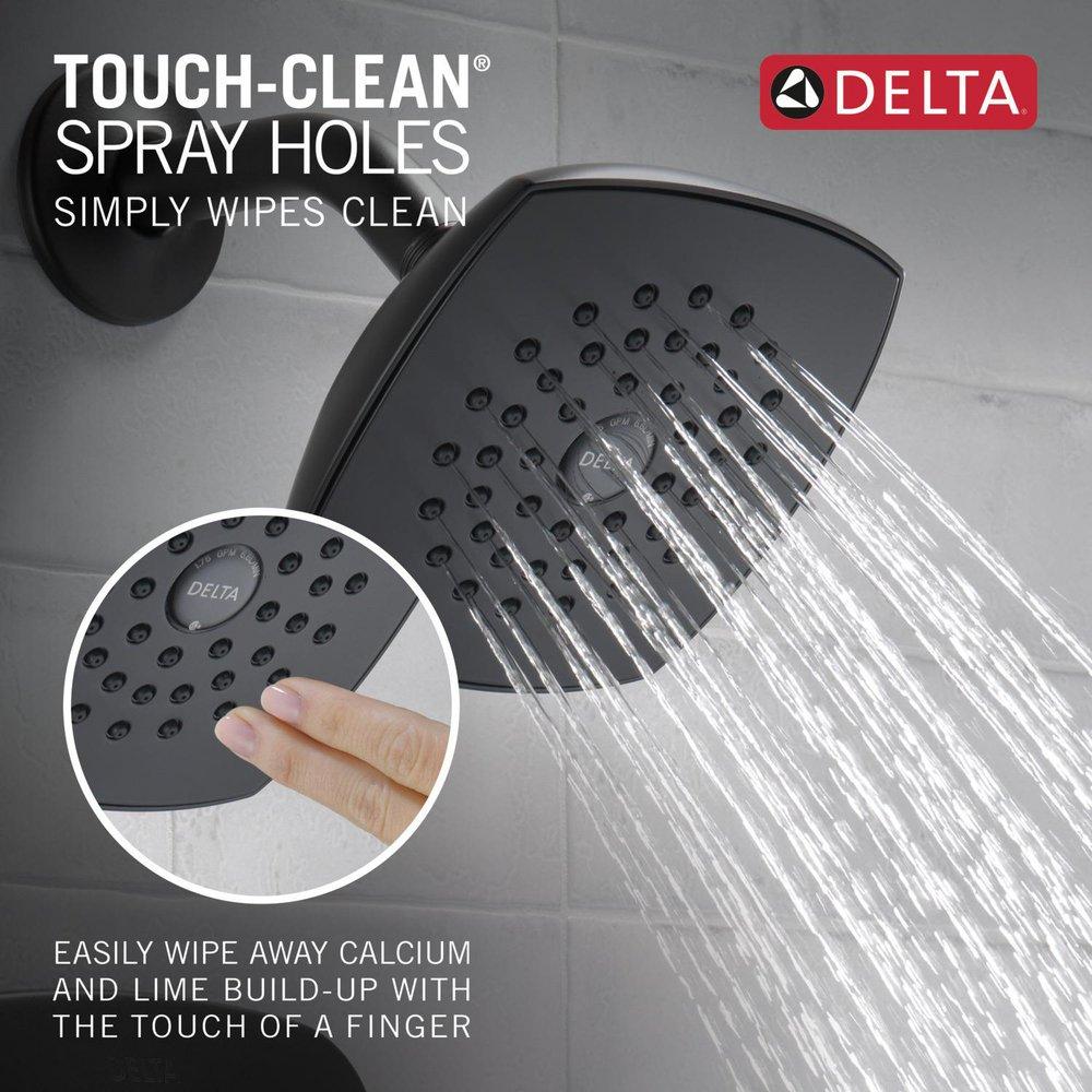 One Handle Single Function Shower Faucet in Matte Black 
