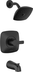 One Handle Single Function Bathtub & Shower Faucet in Matte Black (Trim Only)