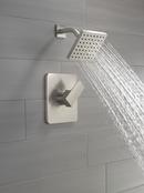One Handle Single Function Shower Faucet in Stainless (Trim Only) 