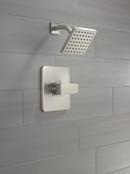 One Handle Single Function Shower Faucet in Stainless (Trim Only) 
