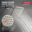 One Handle Single Function Shower Faucet in Stainless (Trim Only) 