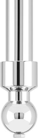 30 x 22 in. Console Bathroom Sink with Brass Stand in Chrome 