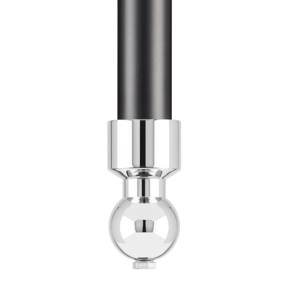 30 CONSOLE SINK WITH BRASS STAND BLACK AND CHROME 