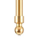 24 x 19 in. Console Bathroom Sink with Brass Stand in Brushed Gold 