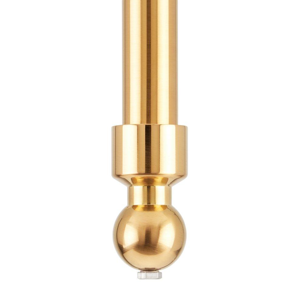 24 x 19 in. Console Bathroom Sink with Brass Stand in Brushed Gold 