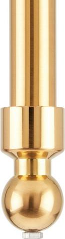 30 x 22 in. Console Bathroom Sink with Brass Stand in Polished Nickel 