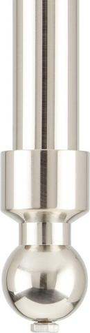 24 x 19 in. Console Bathroom Sink with Brass Stand in Polished Nickel 