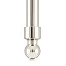 24 x 19 in. Console Bathroom Sink with Brass Stand in Polished Nickel 