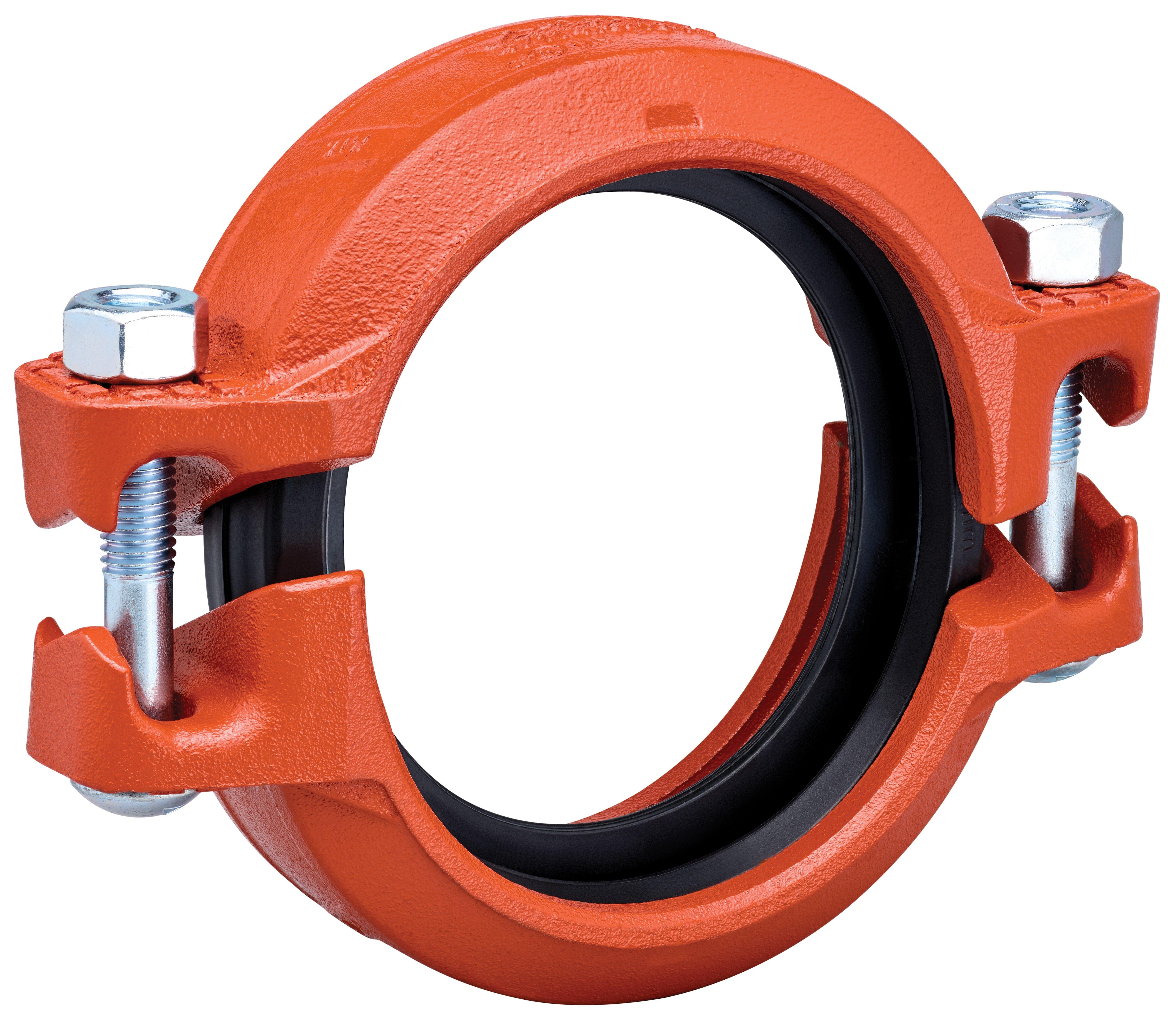 Victaulic Orange Orange Enamel Grooved Coupling 