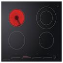 24 in. 4 Burner Induction Cooktop in Black