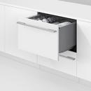 INTEGRATED DOUBLE DISHDRAWER FULL SIZE STAINELSS INTERIOR PANEL READY 
