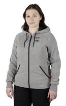Milwaukee&reg; Grey 12V Lithium-ion Polyester Heated Hoodie in Grey 
