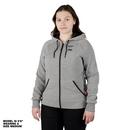 Milwaukee&reg; Grey 12V Lithium-ion Polyester Heated Hoodie in Grey 